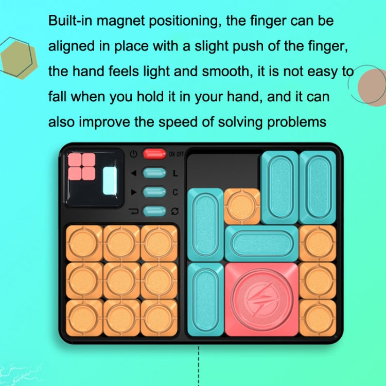 Magnetic Huarong Road Sliding Puzzle Educational Thinking Training Toy(As Show) - Puzzle Toys by buy2fix | Online Shopping UK | buy2fix
