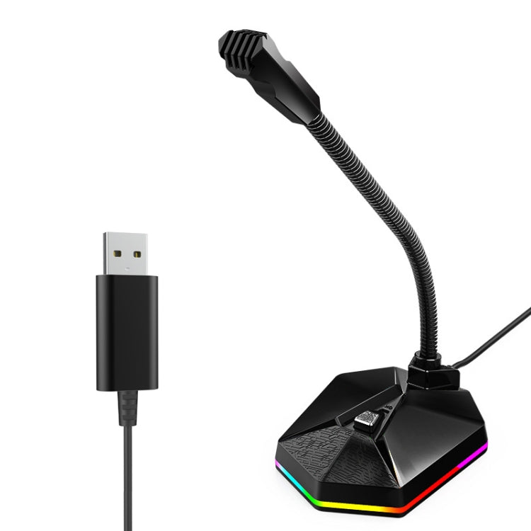 Metal Hose Meeting Desktop Microphone, Spec: USB Version (Black) - Consumer Electronics by buy2fix | Online Shopping UK | buy2fix