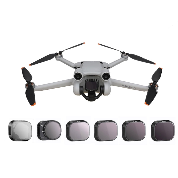 RCSTQ Aluminum Alloy Adjustable Filter Accessories for DJI Mini 3 Pro,Style: ND64 - Other by RCSTQ | Online Shopping UK | buy2fix