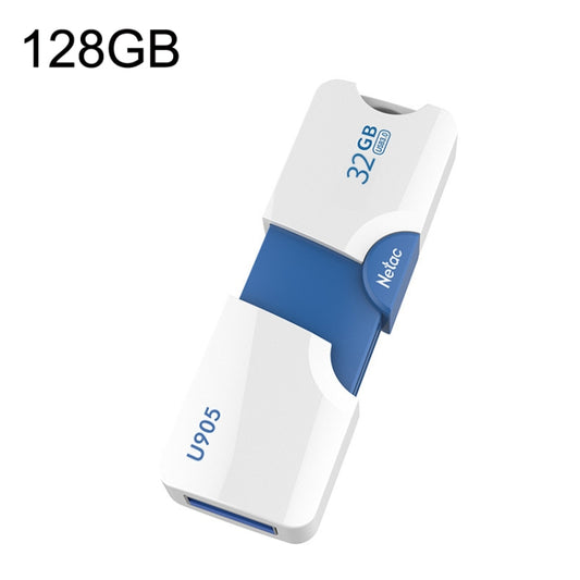 Netac U905 High Speed USB3.0 Retractable Car Music Computer USB Flash Drive, Capacity: 128GB - USB Flash Drives by Netac | Online Shopping UK | buy2fix