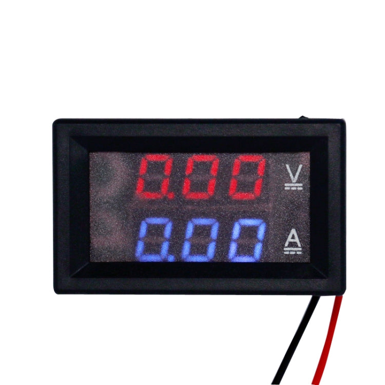 Dual-Display Voltage Current Meter Digital DC Voltage Meter, Specification: 50A (Red Blue) - Consumer Electronics by buy2fix | Online Shopping UK | buy2fix