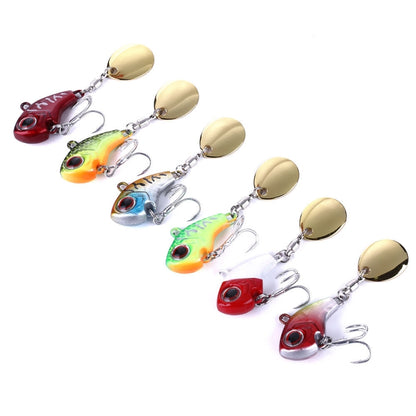 HENG JIA Distant Rotation Sequin VIB Fake Bait, Specification: 9g(6 Colors) - Fishing Lures by HENG JIA | Online Shopping UK | buy2fix