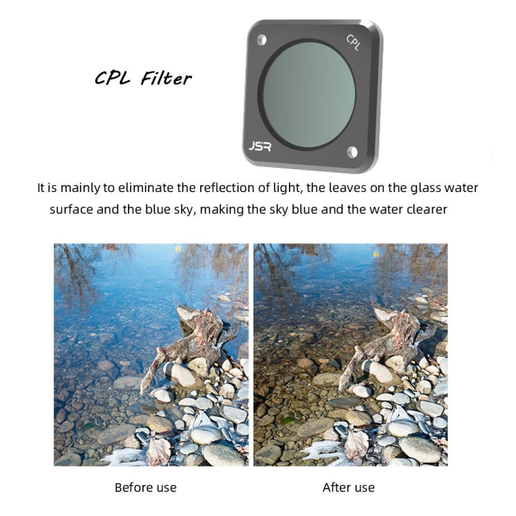 JUNESTAR Action Camera Filters For DJI Action 2,Style:  ND16 - Lens Filter by JUNESTAR | Online Shopping UK | buy2fix