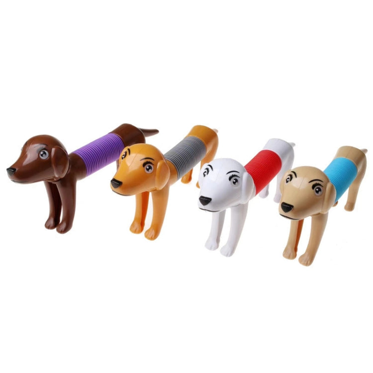 5 PCS Retractable Dog Puzzle Decompression Telescopic Tube Toy(Brown) - Fidget Cube by buy2fix | Online Shopping UK | buy2fix
