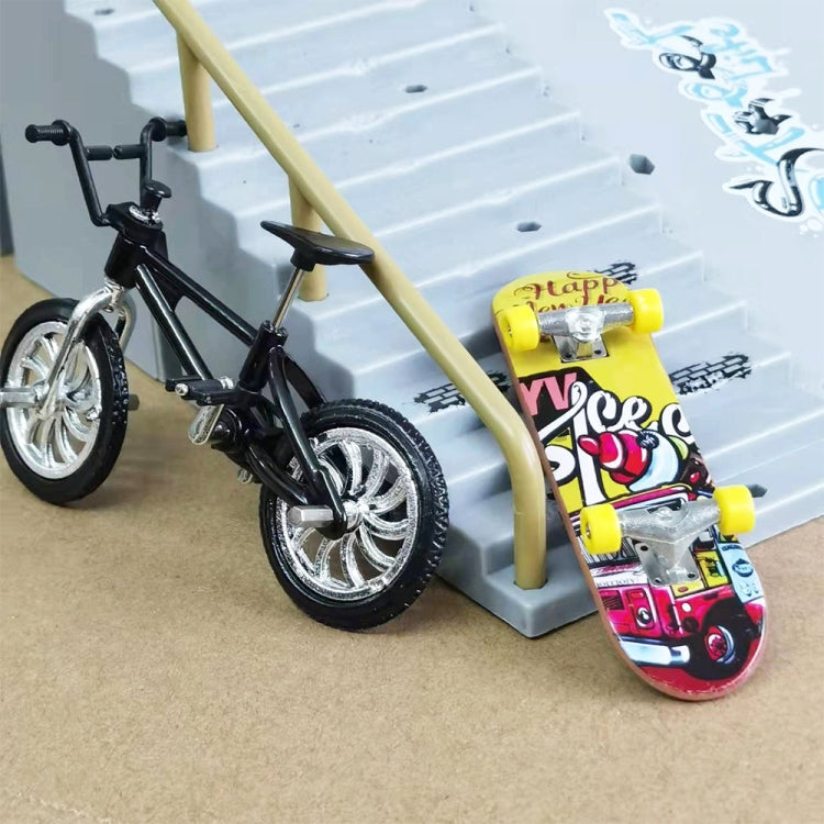 Mini Finger Bike Bicycle Finger Skateboards Skate Ramp Parts Set(CDH-11) - Model Toys by buy2fix | Online Shopping UK | buy2fix