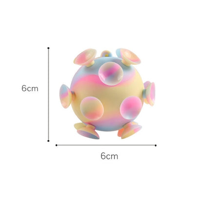 5 PCS Silicone Suction Cup Ball Decompression Toy(Pink) - Fidget Cube by buy2fix | Online Shopping UK | buy2fix