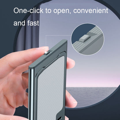 028 Portable Foldable Aluminum Alloy Phone Live Holder(Grey) - Desktop Holder by buy2fix | Online Shopping UK | buy2fix