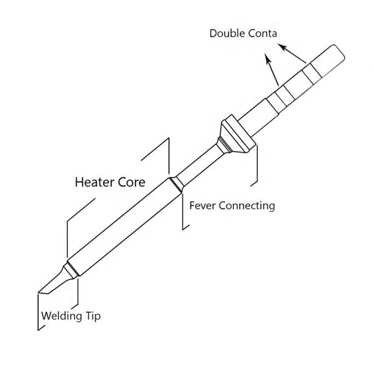 TS-BC2 For TS100 Electric Iron Head Mini Lead-free Soldering Iron Tip - Home & Garden by buy2fix | Online Shopping UK | buy2fix