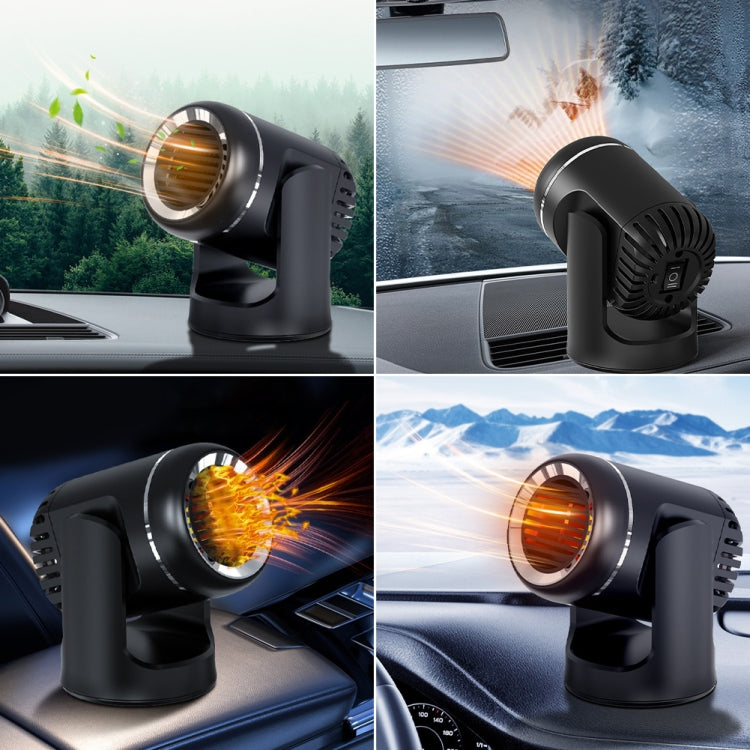 12V 130W Car Heating and Cooling Dual-use Fan Glass Defogging and Defrosting Heater(Black) - In Car by buy2fix | Online Shopping UK | buy2fix