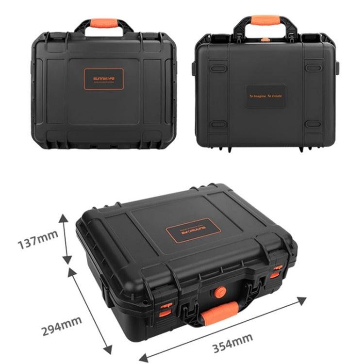 Sunnylife AQX-3 For Mavic Mini / Mini2 / SE Waterproof Safety Box Protective Carrying Case(Black) - DJI & GoPro Accessories by Sunnylife | Online Shopping UK | buy2fix