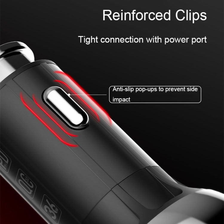 LDNIO C1 36W PD + QC 3.0 Car Fast Charger High Power Smart USB Car Charger with Micro USB Cable - In Car by LDNIO | Online Shopping UK | buy2fix