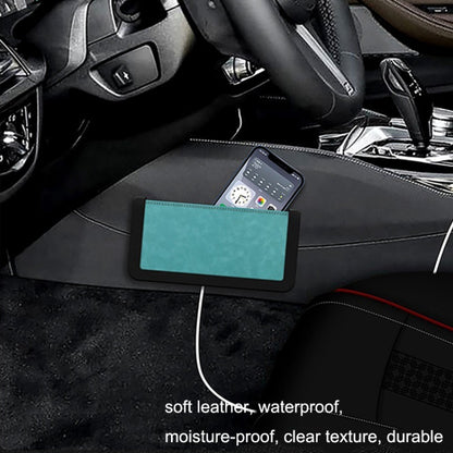 DE RAN FU Car Phone Storage Box Self-adhesive Rolling Pyebata Storage Bag(Grey) - In Car by DE RAN FU | Online Shopping UK | buy2fix