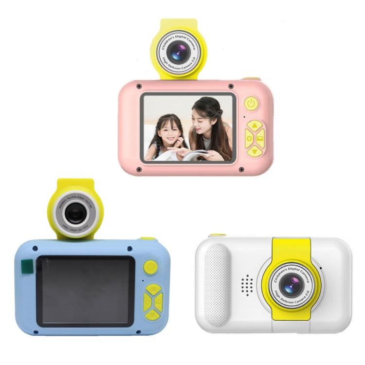 X101 Mini HD Lens Reversible Child Camera, Color: Blue+32G+Card Reader - Consumer Electronics by buy2fix | Online Shopping UK | buy2fix