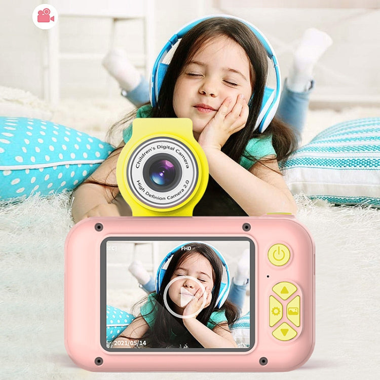 X101 Mini HD Lens Reversible Child Camera, Color: White+32G+Card Reader - Consumer Electronics by buy2fix | Online Shopping UK | buy2fix