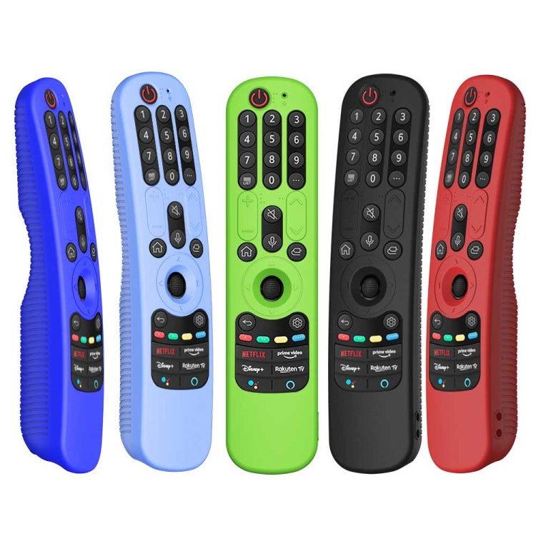 For LG An-MR21GC / AN-MR21N / AN-MR21GA TV Remote Control Silicone Protective Case(Luminous Blue) - Consumer Electronics by buy2fix | Online Shopping UK | buy2fix