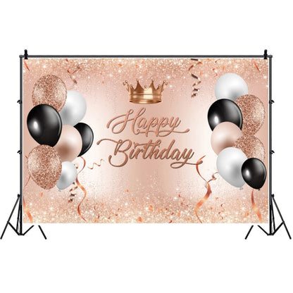 MDN12137 1.5m x 1m Rose Golden Balloon Birthday Party Background Cloth Photography Photo Pictorial Cloth - Camera Accessories by buy2fix | Online Shopping UK | buy2fix