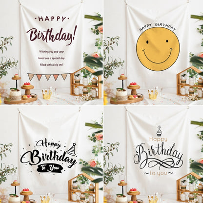 GT282 Birthday Background Cloth Party Scene Arranges Children Photos, Size: 150x200cm Velvet Cloth(15) - Camera Accessories by buy2fix | Online Shopping UK | buy2fix