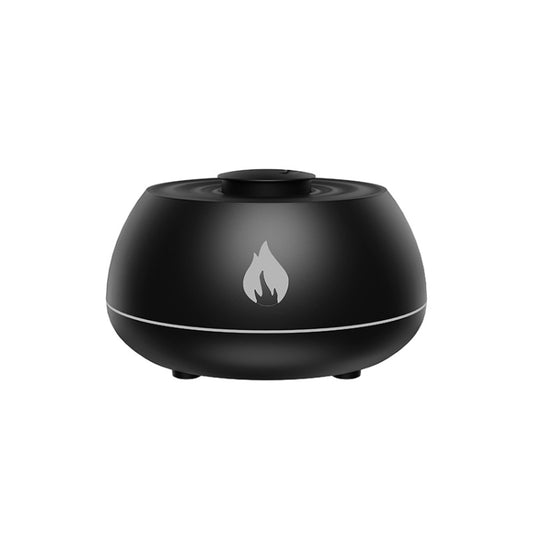 DQ707 130ml Simulation Flame Aromatherapy Machine Seven-color Ambient Light Humidifier  Black - Home & Garden by buy2fix | Online Shopping UK | buy2fix