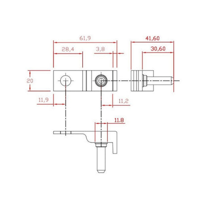 2pcs New Energy Electric Vehicle Battery Column MRBF Fuse(Square) - In Car by buy2fix | Online Shopping UK | buy2fix