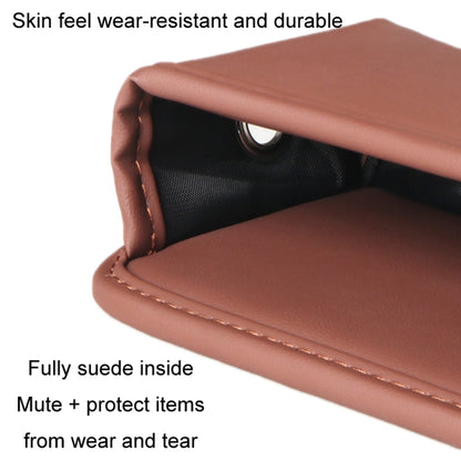 Multifunctional Car Seat Crevice Storage Box, Pattern: No Logo(Saddling brown) - In Car by buy2fix | Online Shopping UK | buy2fix