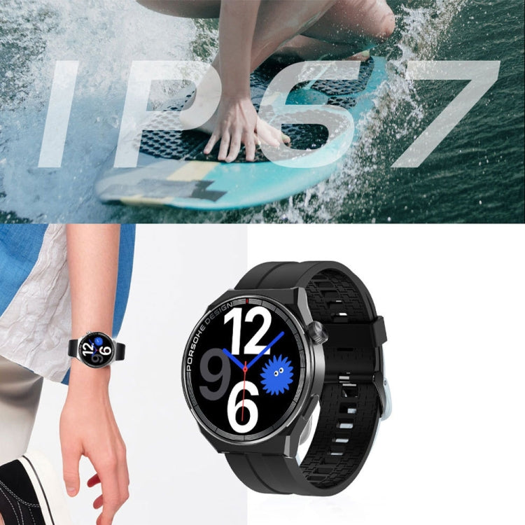 ST5 MAX 1.45 Inch Smart Recording Waterproof Sports Watch Voice Broadcast Calling Watch(Black) - Smart Wear by buy2fix | Online Shopping UK | buy2fix