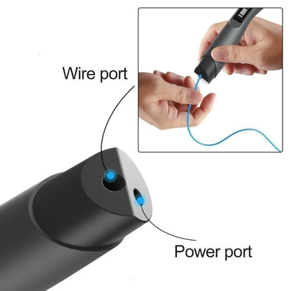 SL-300  3D Printing Pen 8 Speed Control High Temperature Version Support PLA/ABS Filament With UK Plug(Black -green) - Consumer Electronics by buy2fix | Online Shopping UK | buy2fix