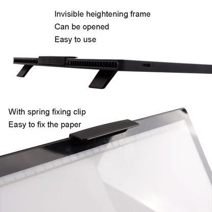 A4-D28B Rechargeable Copy Desk Drawing Board, Specification: With Charging Line+US Plug Adapter - Consumer Electronics by buy2fix | Online Shopping UK | buy2fix