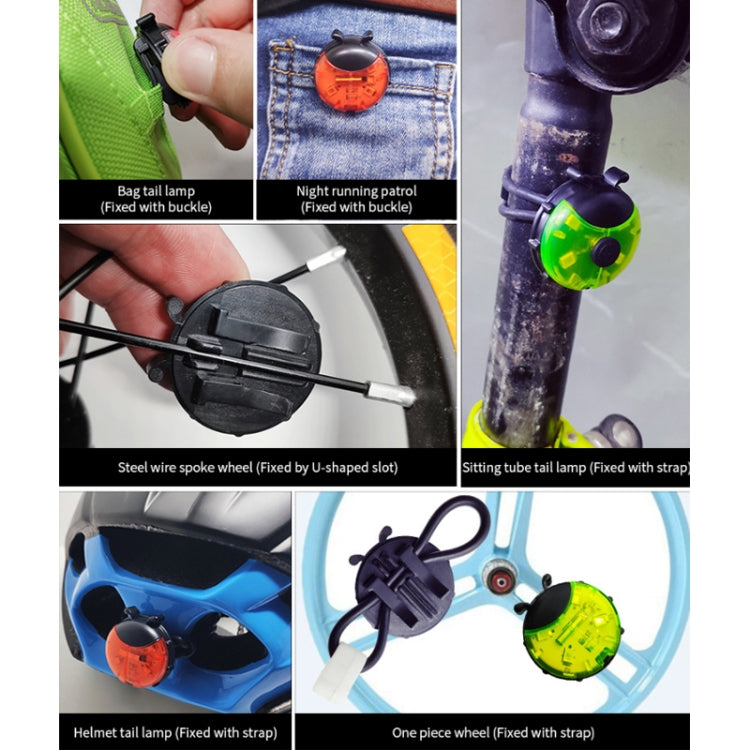 Ladybug Wheel Light Children Balance Bike Bicycle Hub Light, Color: Manual Transparent - Decorative Lights by buy2fix | Online Shopping UK | buy2fix