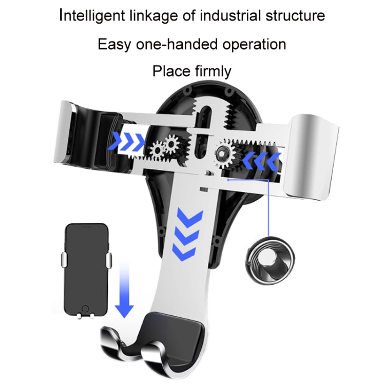 For Audi Car Strong Magnetic Phone Holder(A3/S3 Stand 1 Silver) -  by buy2fix | Online Shopping UK | buy2fix