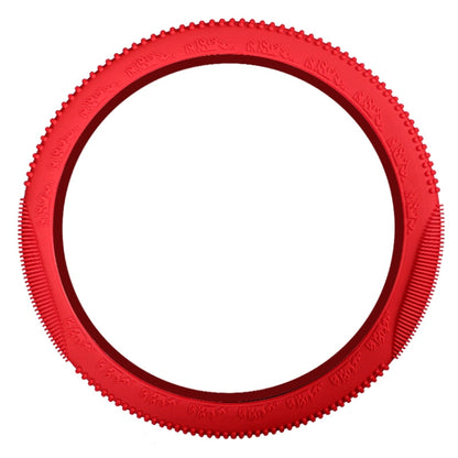 Non-slip Wear-resistant Fire Pattern Silicone Car Steering Wheel Cover, Size: 36-42cm(Red) -  by buy2fix | Online Shopping UK | buy2fix