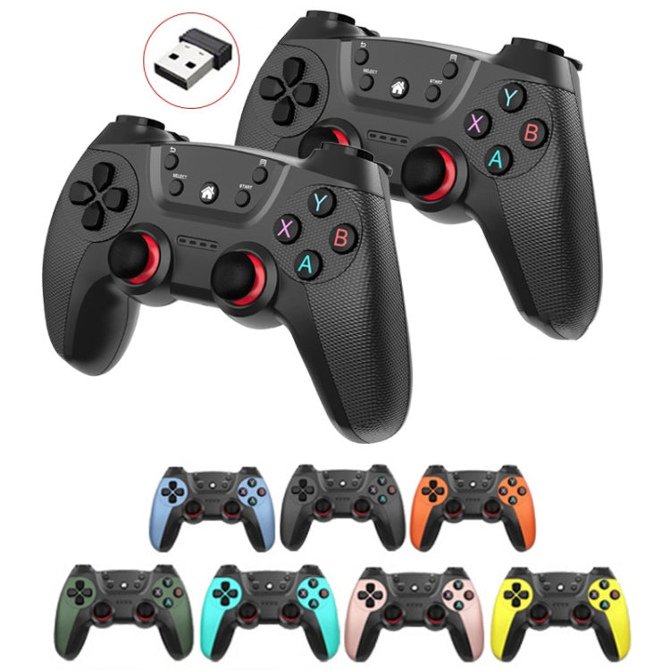 KM-029   2.4G One for Two Doubles Wireless Controller Support PC / Linux / Android / TVbox(Lemon Yellow) - Gamepads by buy2fix | Online Shopping UK | buy2fix