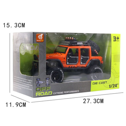 1:24 Simulation Alloy SUV Model Sound and Light Toys for Children(Orange) - Model Toys by buy2fix | Online Shopping UK | buy2fix