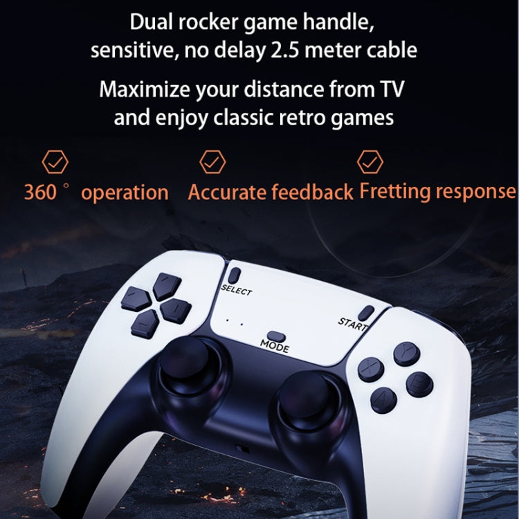 M8 Pro Y3Lite U8 Plus For PS1 2.4G Wireless HDMI HD 4K Dual Game Console 32G 10000+ Games - Pocket Console by buy2fix | Online Shopping UK | buy2fix