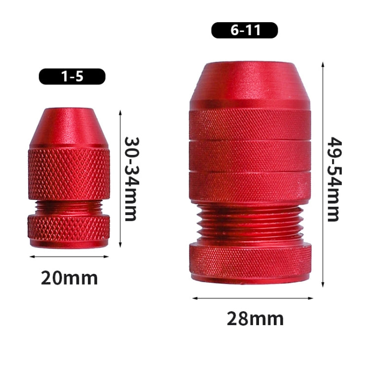 Adjustable Bit Stop Locator Drilling Aid Tool, Model: Type 6-11 - Others by buy2fix | Online Shopping UK | buy2fix