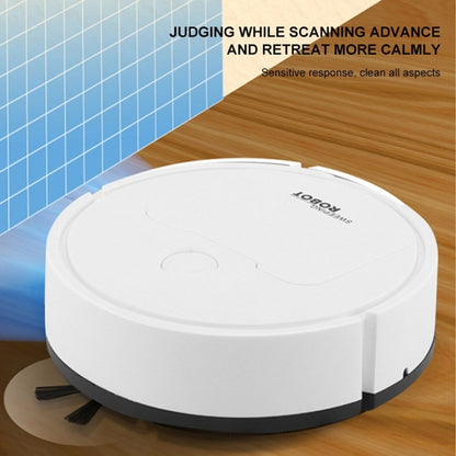 3 in 1 Mini Vacuum Cleaner Intelligent Sweeping Robot(White) - Robot Vacuum Cleaner by buy2fix | Online Shopping UK | buy2fix