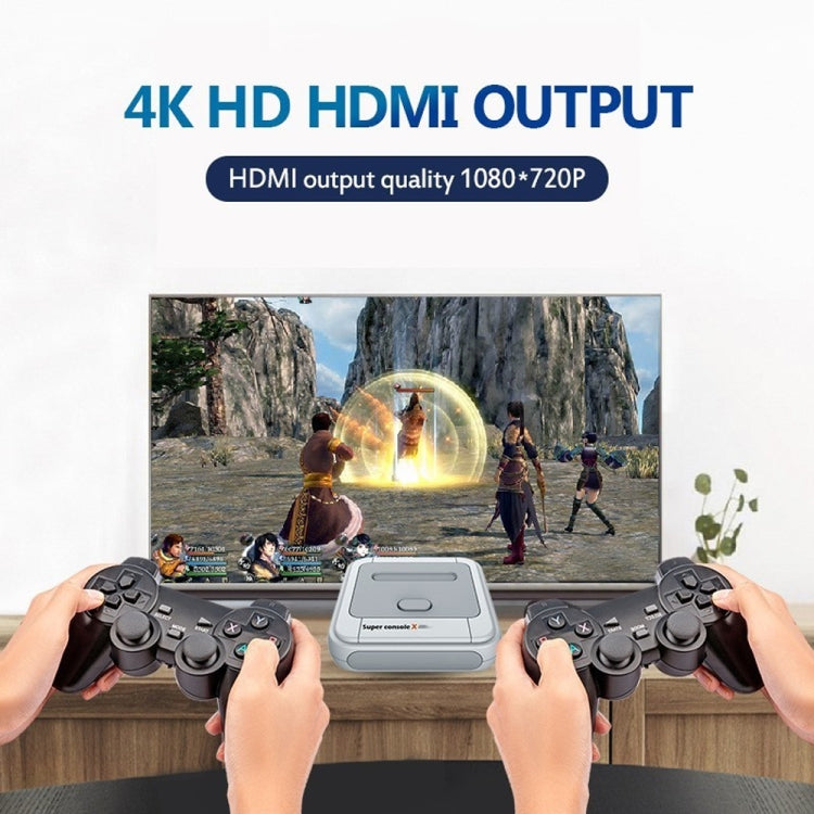 Super Console X 64GB 30000+ Games Wireless 4K HD 3D Double Game Console Box, US Plug - Pocket Console by buy2fix | Online Shopping UK | buy2fix