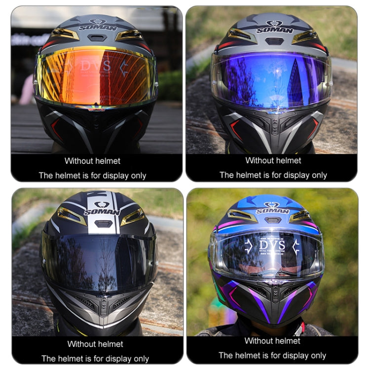 Motorcycle Helmet Lens with Anti-fog Spikes for SOMAN K1/K3SV/K5, Color: Color Film - Helmets by buy2fix | Online Shopping UK | buy2fix