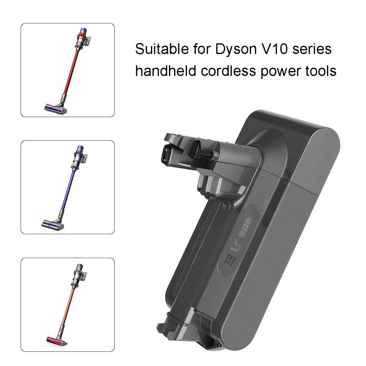For Dyson V10 Series 25.2V Handheld Vacuum Cleaner Accessories Replacement Battery, Capacity: 4000mAh - Dyson Accessories by buy2fix | Online Shopping UK | buy2fix