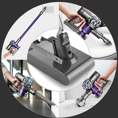 For Dyson V7 Series Battery 21.6V Vacuum Cleaner Accessories Sweeping Machine Battery Spare Power, Capacity: 3000mAh - Dyson Accessories by buy2fix | Online Shopping UK | buy2fix