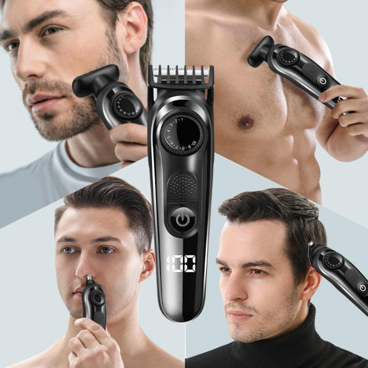 5 In 1 Men Multi-functional Haircut Carving Electric Shaver Reciprocating Shaver Set With Storage Bag - Hair Trimmer by buy2fix | Online Shopping UK | buy2fix