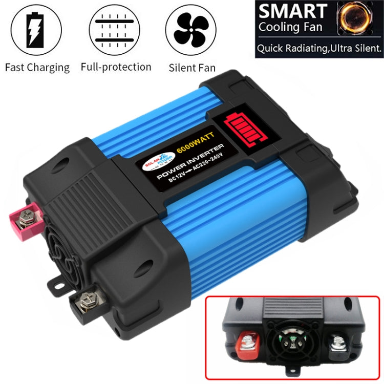 12V-110V 500W SOLIKE TECH Vehicle Inverter Sine Wave Convertor Auto Inverter - Pure Sine Wave by SOLIKE TECH | Online Shopping UK | buy2fix