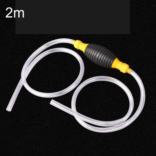 2m Car Motorcycle Oil Barrel Manual Oil Pump Self-Priming Large Flow Oil Suction - oil tank tubes & oil pumps by buy2fix | Online Shopping UK | buy2fix