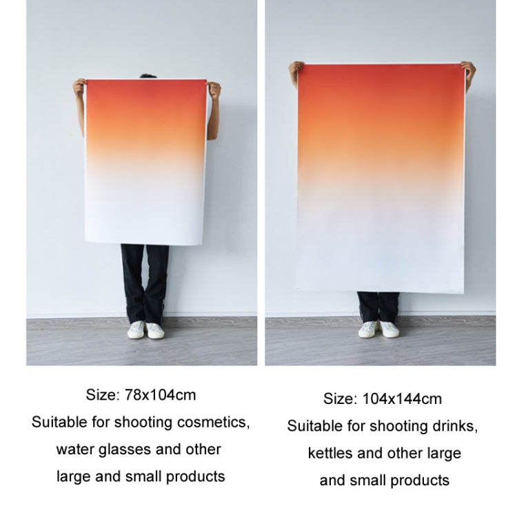 78x104cm Gradient Background Paper Photography Portrait Photo Props(Realm of Clear Sky) - Gradient Color by buy2fix | Online Shopping UK | buy2fix