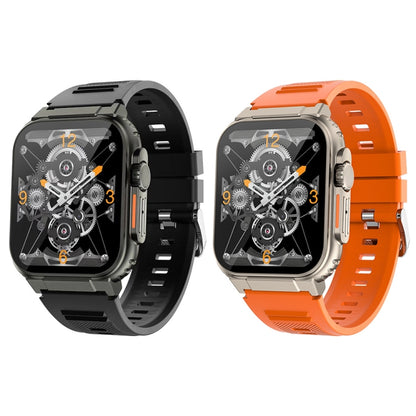 A70 1.96 Inch Health Monitoring Multifunctional IP68 Waterproof Bluetooth Call Smart Watch(Orange) - Smart Watches by buy2fix | Online Shopping UK | buy2fix