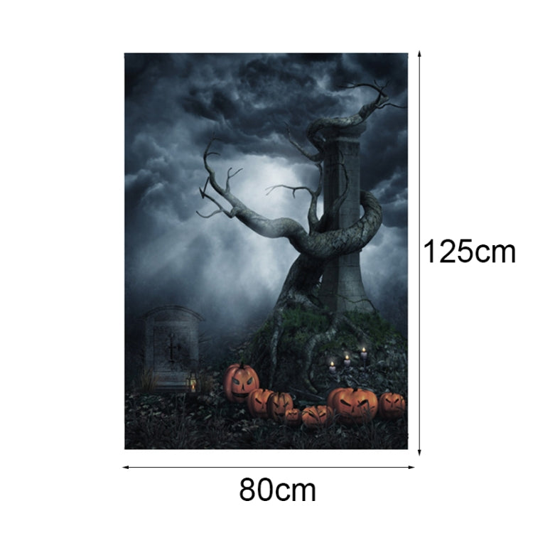 1.25x0.8m Holiday Party Photography Background Halloween Decoration Hanging Cloth, Style: WS-155 - Cartoon by buy2fix | Online Shopping UK | buy2fix