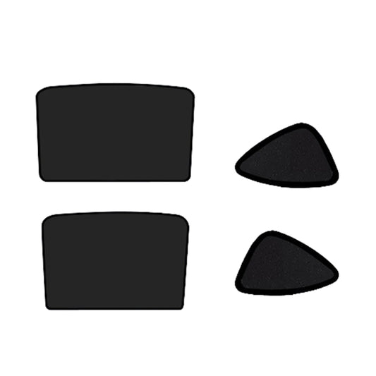 4pcs /Set For Tesla Model Y Ice Crystal Sunshade Car Roof Front And Rear Sunroof Shade(Black) - Window Foils & Solar Protection by buy2fix | Online Shopping UK | buy2fix