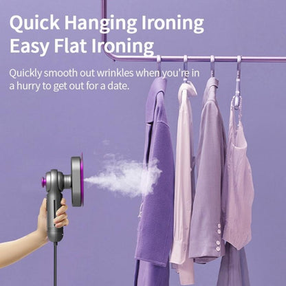 30W Mini Steamer Rotary Folding Iron Insulation Anti-Scald Garment US Plug(Grey) - Garment Steamer by buy2fix | Online Shopping UK | buy2fix