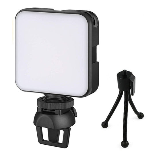 W64 64LEDs Video Conferencing Mobile Laptop Live Fill Light Photography Pocket Lamp, Spec: Clip+Tripod Set - Selfie Light by buy2fix | Online Shopping UK | buy2fix