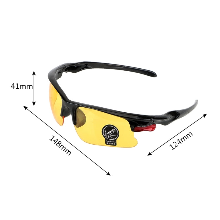 Night-Vision Glasses  Protective Gears Sunglasses Driving Glasses Anti Glare Night Vision Drivers Goggles(Black) - Sunglasses by buy2fix | Online Shopping UK | buy2fix