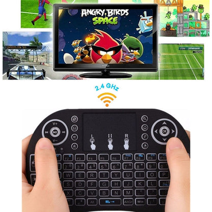 Support Language: English i8 Air Mouse Wireless Keyboard with Touchpad for Android TV Box & Smart TV & PC Tablet & Xbox360 & PS3 & HTPC/IPTV - MINI PC Accessories & Gadgets by buy2fix | Online Shopping UK | buy2fix